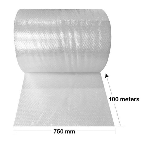 Bubble Wrap 750 mm by 100 m Small Bubble