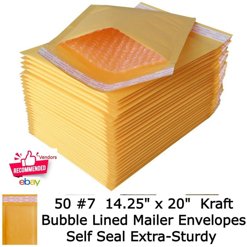 Kraft Bubble Lined Mailer Size K