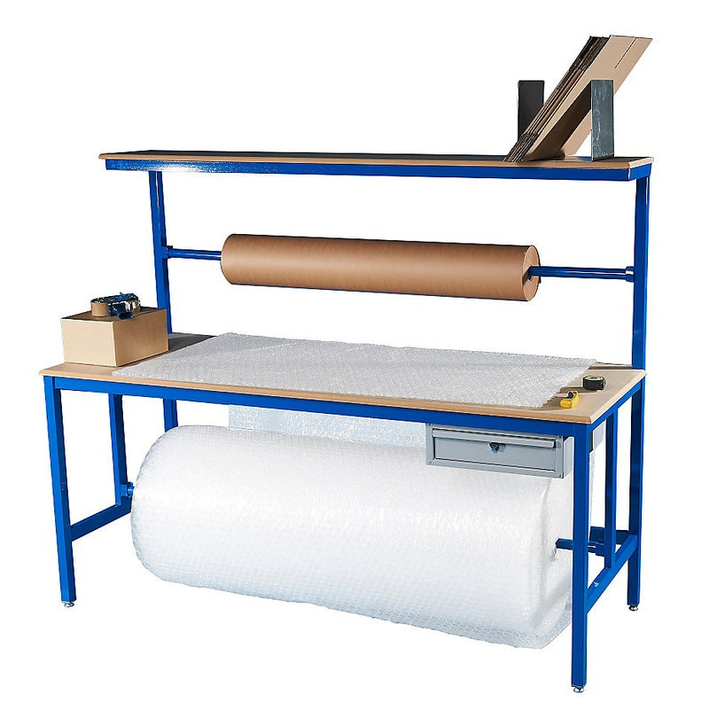 Packing Bench 2000 mm with Upper Shelves