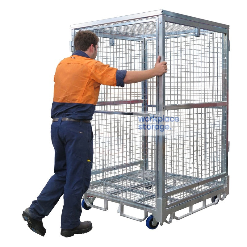 Parcel Cage on Castors