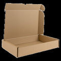 Single Wall Cardboard Box A4 Postal Box 302 by 215 by 50 mm