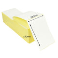 Thermal Labels 100 by 150 mm Fanfold Box of 1000