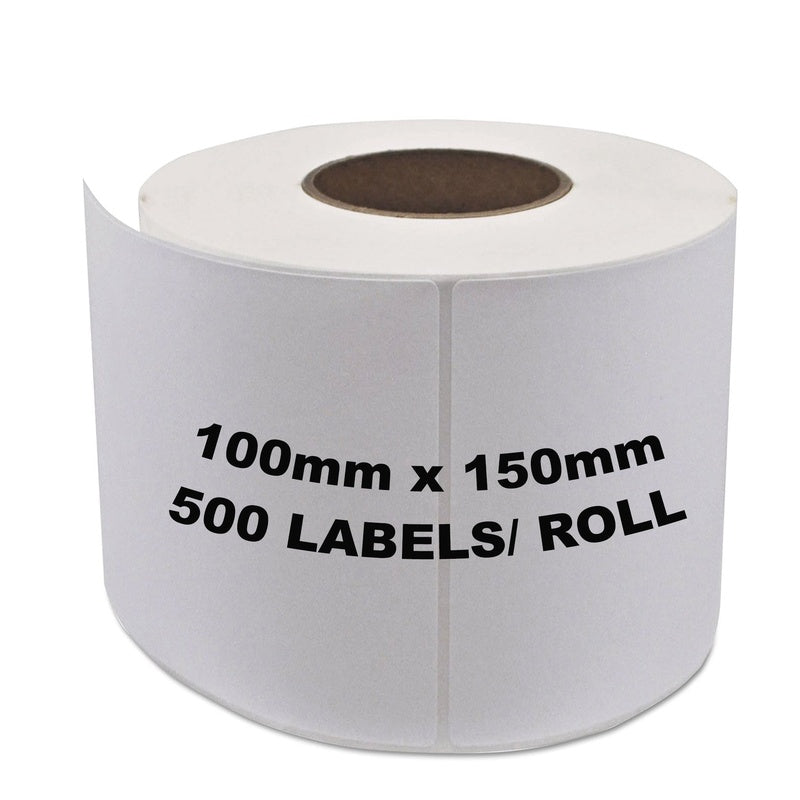 Thermal Labels 100 by 150 mm Roll of 500